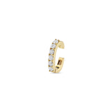 14k Diamond Hinge Cuff Earring