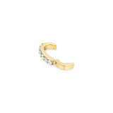 14k Diamond Hinge Cuff Earring