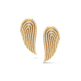 14k Diamond Victory Wings Earrings