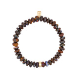 Mr. LOWE Men's Boulder Opal Bracelet with 14k Gold Rondelle - 8mm