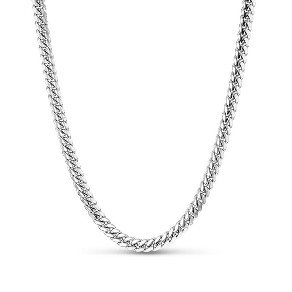 Men's Mr. LOWE Sterling Silver Miami Curb Chain Necklace - 24