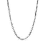Mr. LOWE 14k White Gold Flat Curb Chain Necklace - 22"