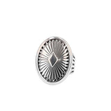 Mr. LOWE Southwest Silver Sunray Ring