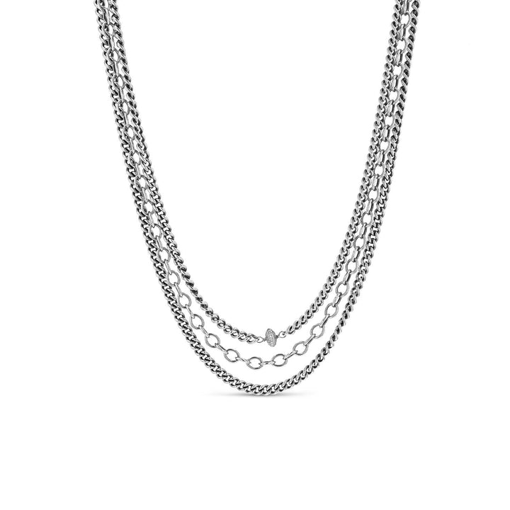 Triple Layer Chain Necklace | Sheryl Lowe