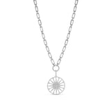 Diamond Starburst Pendant on Soho Chain Necklace