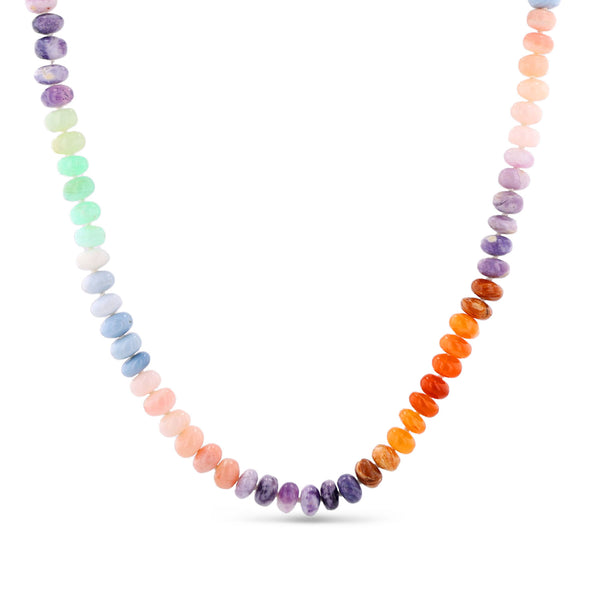 Opal candy store necklace