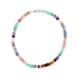 Multi-color Opal Knotted Necklace