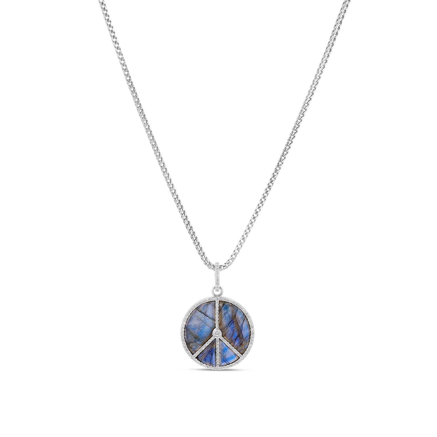 Solid Peace Sign Pendant – Park City Jewelers