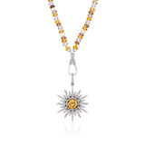 Citrine Soleil Pendant on Golden Hour Gemstone Necklace- 32"