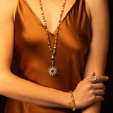 Citrine Soleil Pendant on Golden Hour Gemstone Necklace- 32"