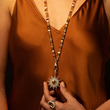Citrine Soleil Pendant on Golden Hour Gemstone Necklace- 32"