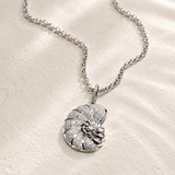 Diamond Nautilus Necklace - 32"