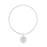 The Goddess Venus Diamond Pendant on Franco Chain Necklace - 18"