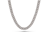 Diamond Curb Chain Choker Necklace