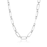 Gwyneth Large Sterling Silver Chain Necklace - 20"