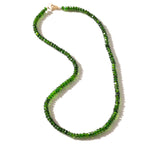 14k Chrome Diopside Layering Necklace - 20"