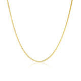 14k Yellow Gold Franco Chain Necklace - 18" & 28"