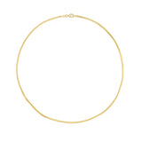 14k Yellow Gold Franco Chain Necklace - 18" & 28"