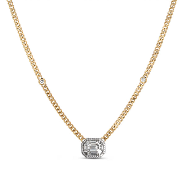 ★SENTIMENTS★ NO.315 GEOMETRY HOOK NECKLACE 1928 Jewelry Sentiments Dog Tag Pendant Necklace 16