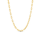 14k Chunky Oval Link Necklace - 18"