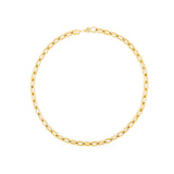 14k Chunky Oval Link Necklace - 18"