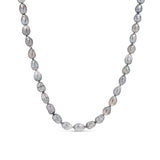 14k Tahitian Keshi Pearl Knotted Necklace - 17"