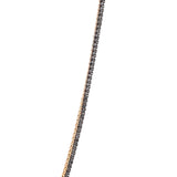 14k Black Diamond Tennis Necklace - 36"