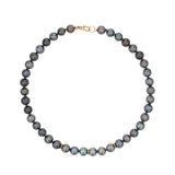 14k Tahitian Pearl Knotted Necklace - One of a Kind