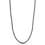 14k Hand Faceted Raw Black Diamond Necklace - One of a Kind