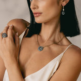 Miramar Diamond Cobblestone Drop Earrings