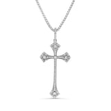 Diamond Venetian Cross Pendant