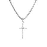 Brave Heart Diamond Cross Pendant