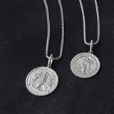 The Goddess Venus Diamond Pendant on Franco Chain Necklace - 18"