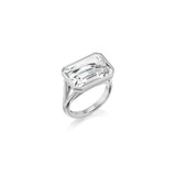 The Joni Emerald Cut Ring - Crystal Quartz