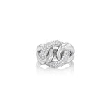 Love Knot with Diamond Center Ring