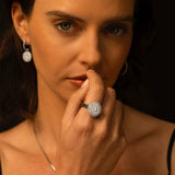 Galets La Côte The Pebbles Diamond Ring with Double Shank Band