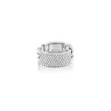 Diamond ID Curb Chain Ring