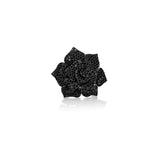 Black Diamond Rose Ring