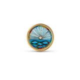 14K Yellow Gold Opal Sunrise Ring - One of a Kind