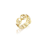 14k Peace Sign Band Ring