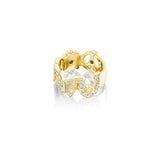14K Diamond Manifestation Ring