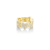 14K Diamond Manifestation Ring