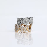 14K Diamond Manifestation Ring