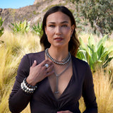 Belcher Chain Necklace with Dimond Toggle - 18"