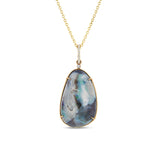 14k Australian Opal Pendant - One of a Kind
