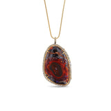 14k Yowah Opal Free Form Pendant - One of a Kind