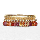 14k Gold Chunky Tubogas Bracelet