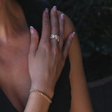 14K Diamond Manifestation Ring