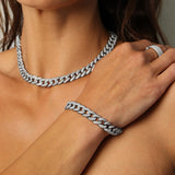 Diamond Curb Chain Bracelet