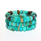 The Jackie Stack - Peruvian & Boulder Opal Bracelets - One of a Kind